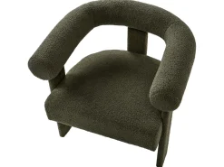 Set da salotto ILBRO Bouclé Verde scuro