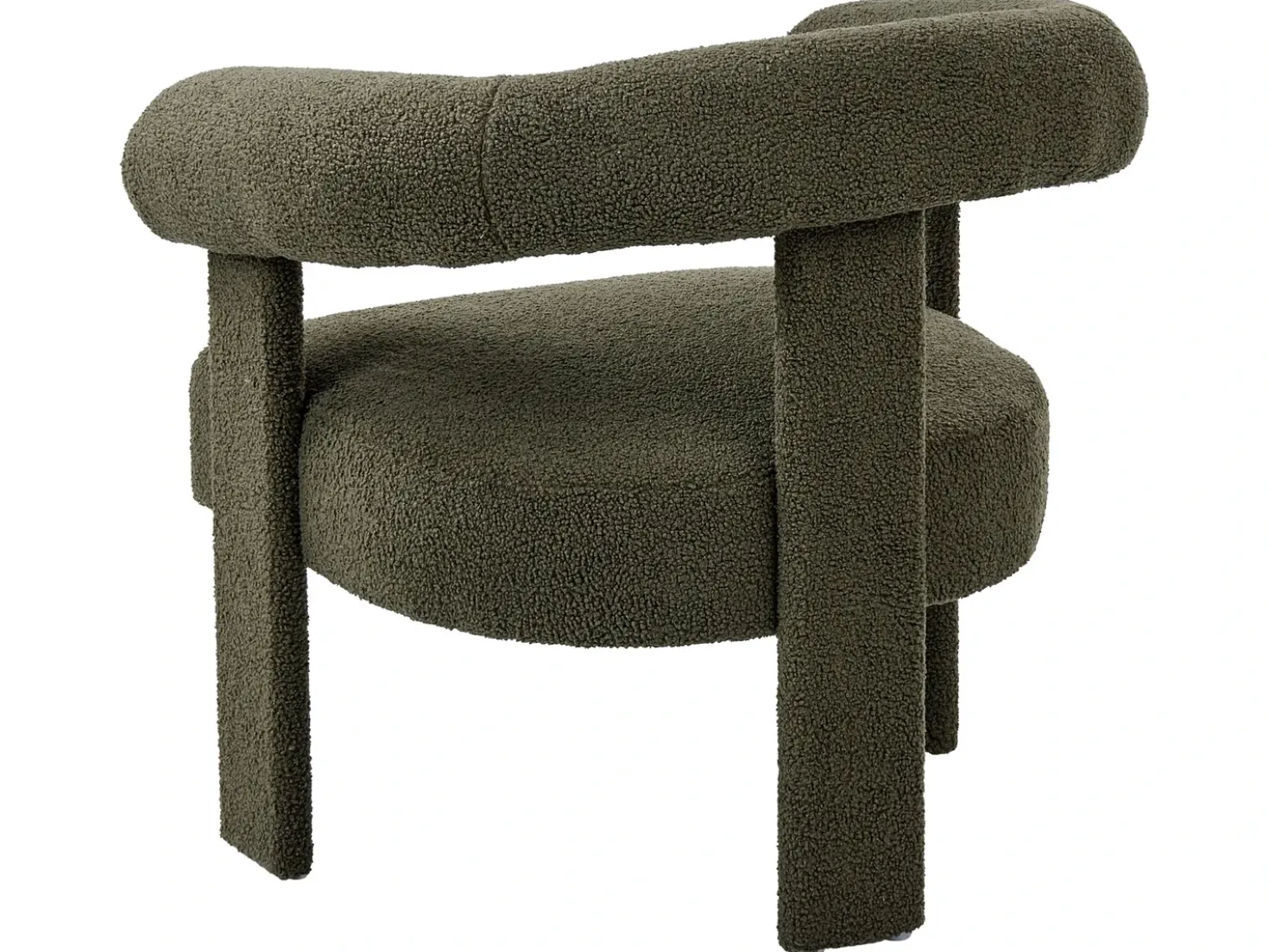 Set da salotto ILBRO Bouclé Verde scuro