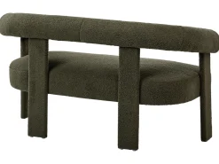 Set da salotto ILBRO Bouclé Verde scuro