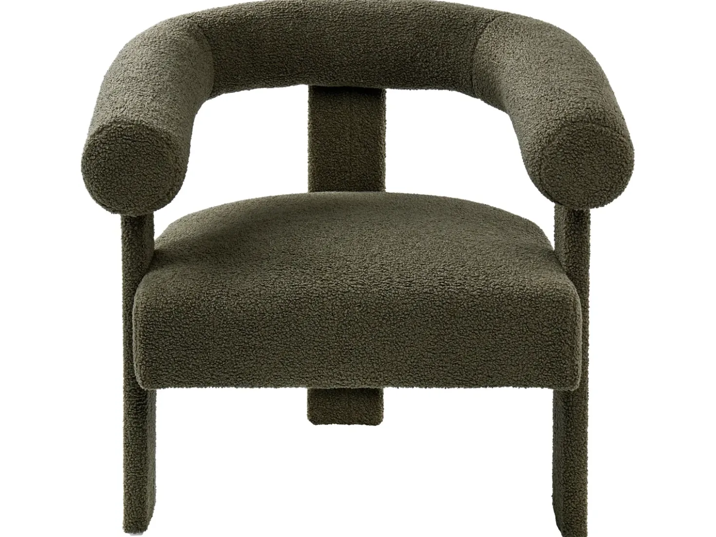 Set da salotto ILBRO Bouclé Verde scuro