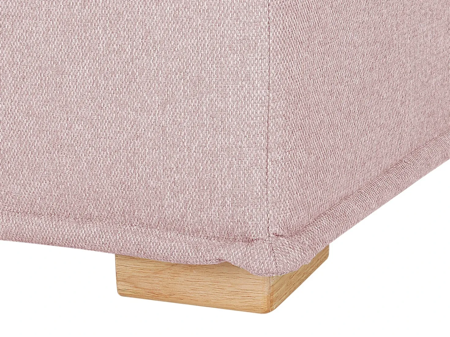 Set da salotto modulare 4 posti TIBRO Tessuto Rosa