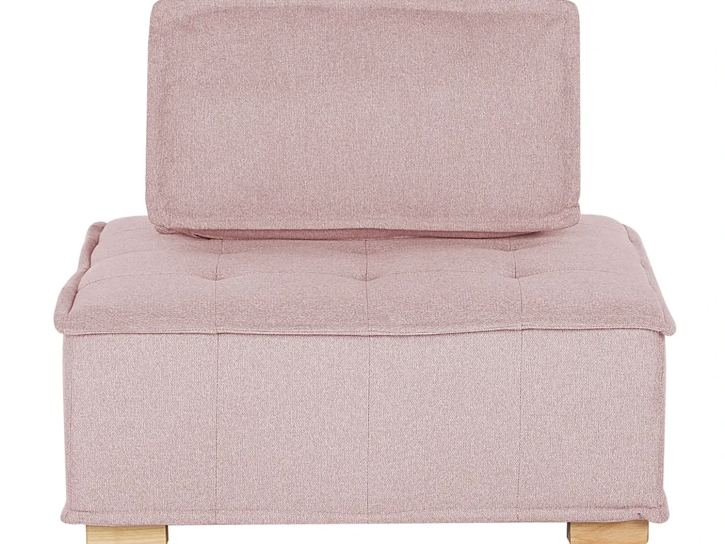 Set da salotto modulare 4 posti TIBRO Tessuto Rosa