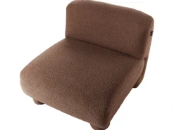Set da salotto modulare 4 posti MJALBI Bouclé Marrone