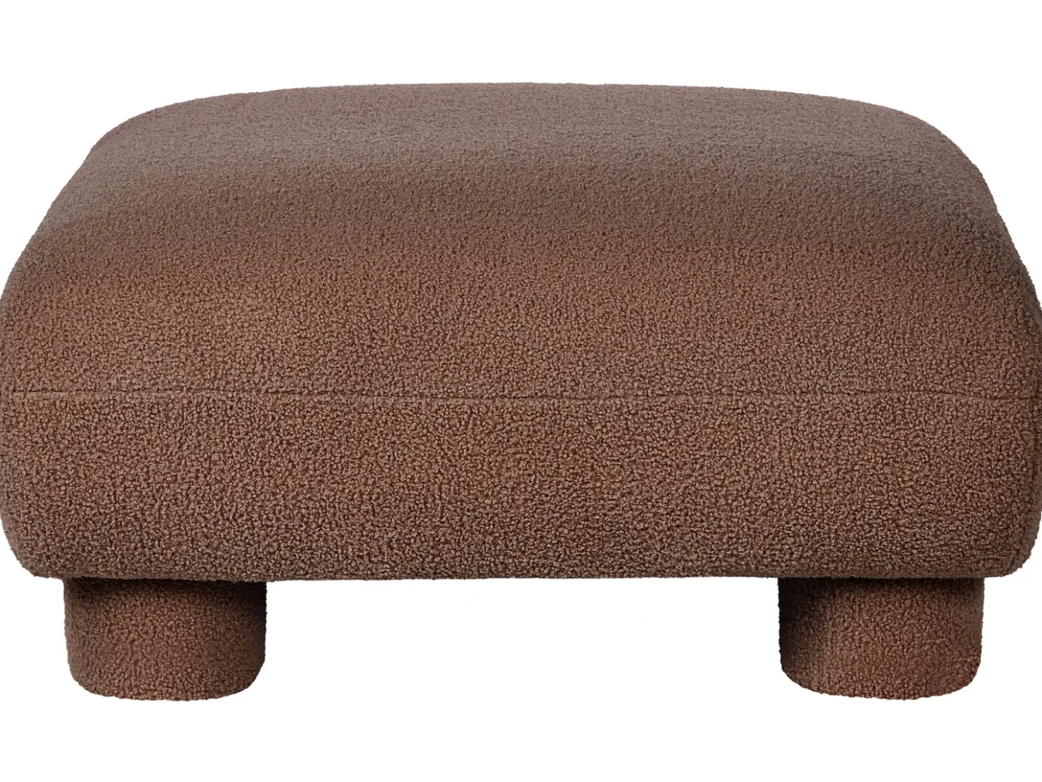 Set da salotto modulare 4 posti MJALBI Bouclé Marrone