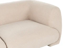 Set da salotto modulare 4 posti MJALBI Bouclé Beige