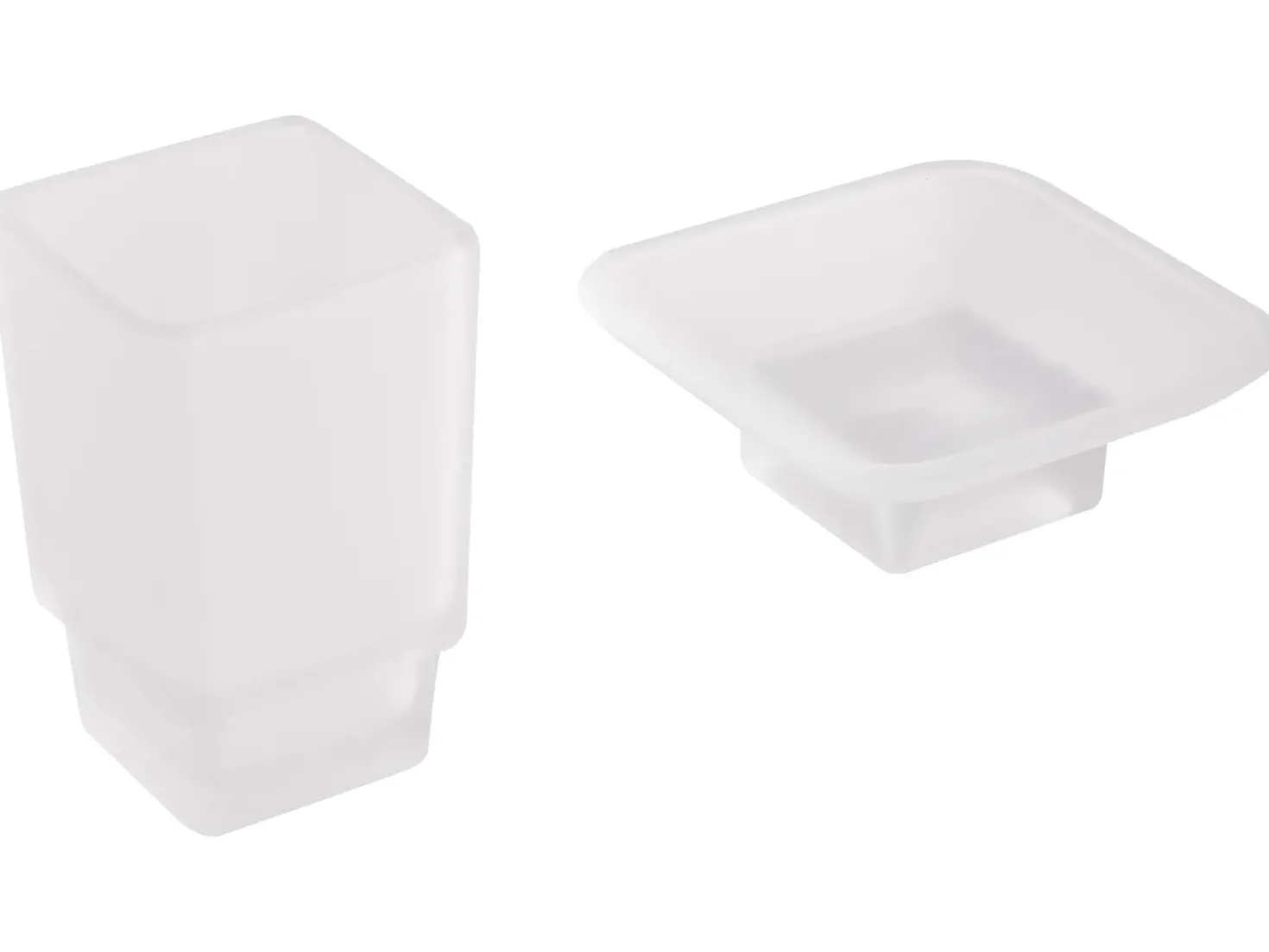 Set di 6 accessori da bagno TUMACO con barre e ganci per asciugamani Argento