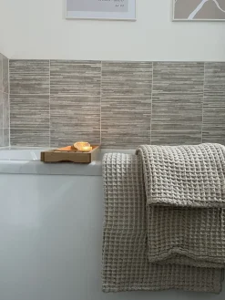 Set di 4 asciugamani AREORA Cotone Beige