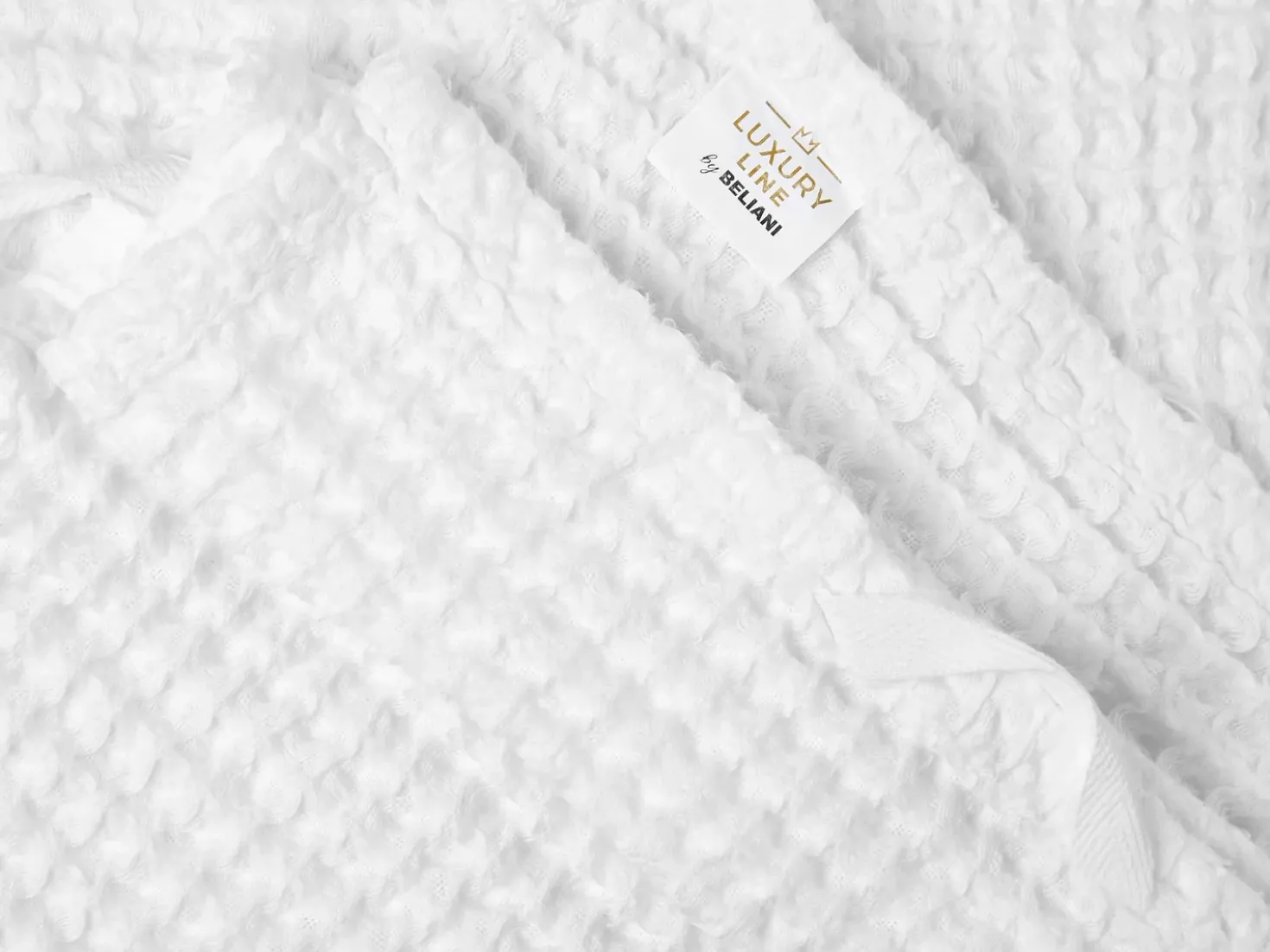 Set di 9 asciugamani AREORA Cotone Bianco