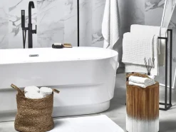 Set di 11 asciugamani AREORA Cotone Bianco