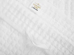 Set di 4 asciugamani ATAI Cotone Bianco