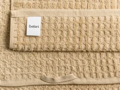 Set di 11 asciugamani ATAI Cotone Beige sabbia