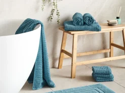 Set di 9 asciugamani ATAI Cotone Blu