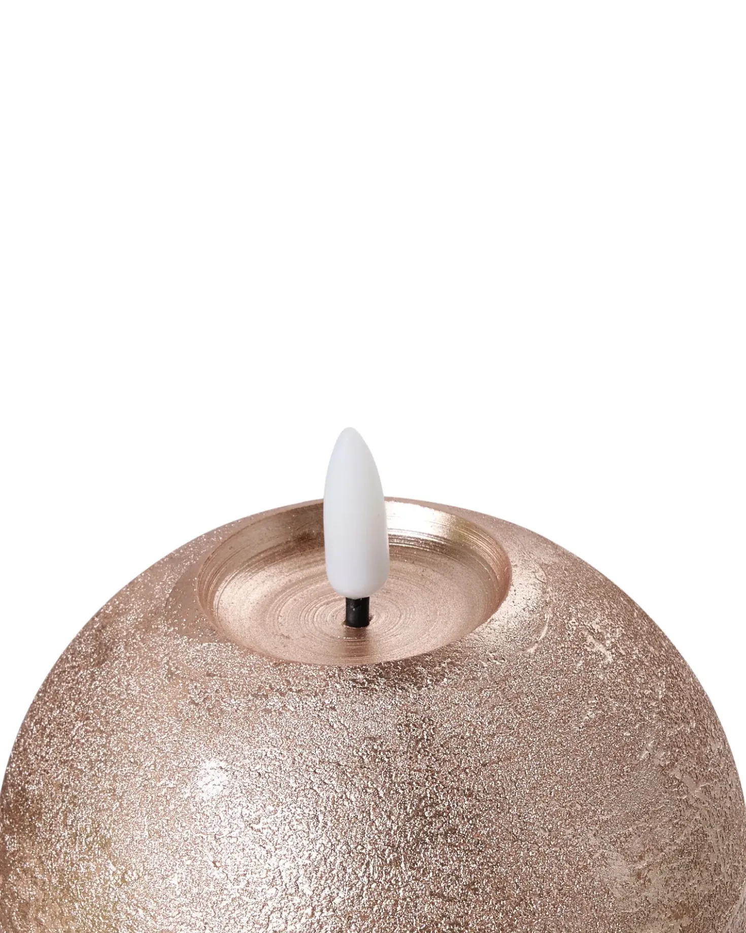 Set di 3 candele LED AMBROSIA 11 cm Oro