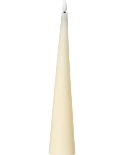 Set di 6 candele LED AURUM 28 cm Bianco sporco