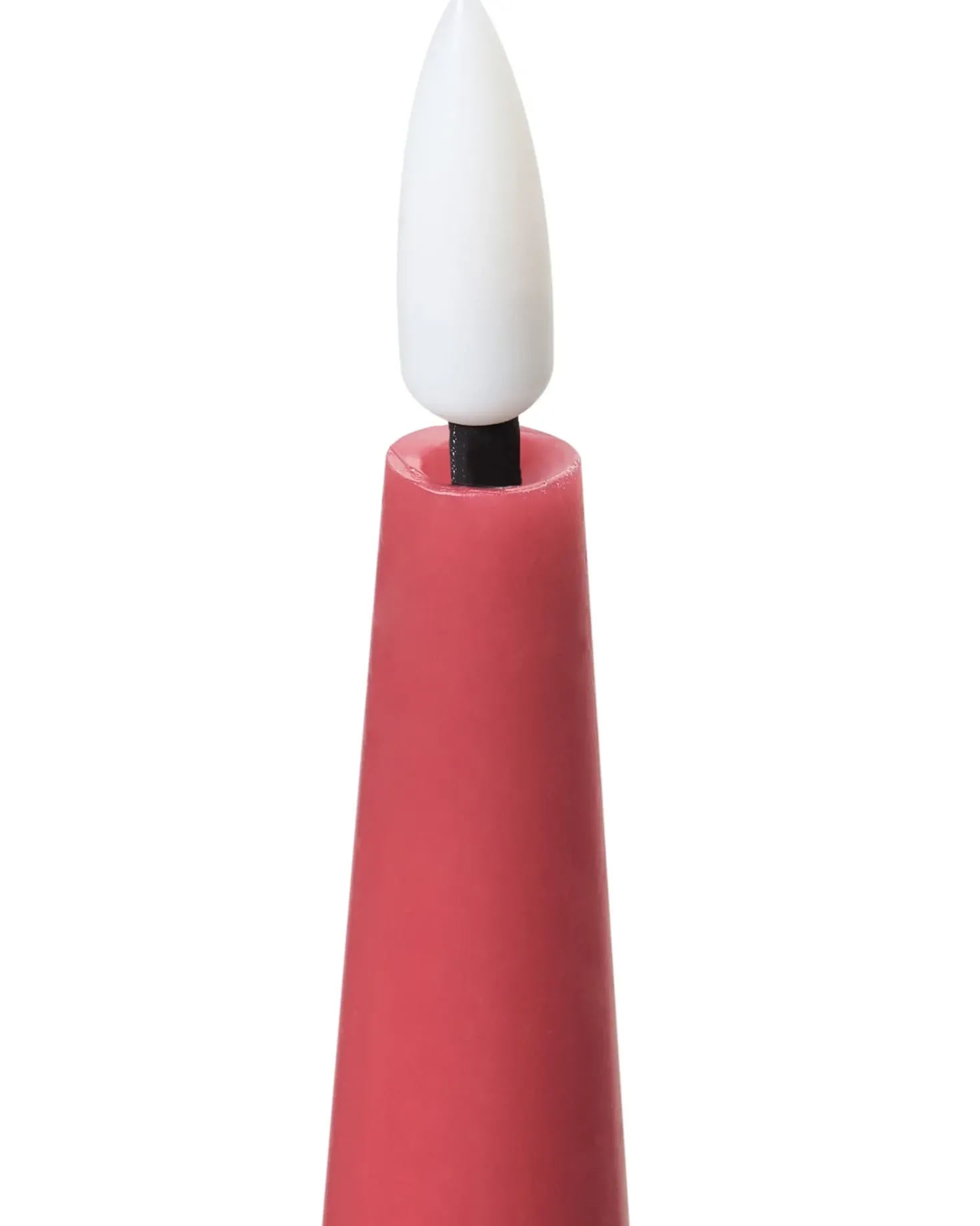 Set di 6 candele LED AURUM 28 cm Rosso