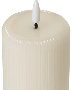 Set di 6 candele LED NOISETTE 10/16 cm Bianco sporco
