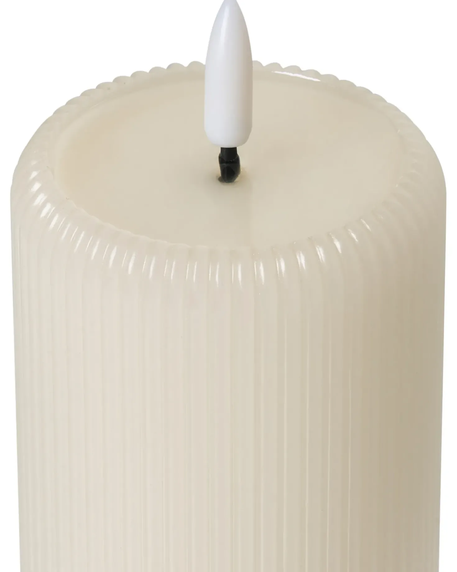 Set di 6 candele LED NOISETTE 10/16 cm Bianco sporco