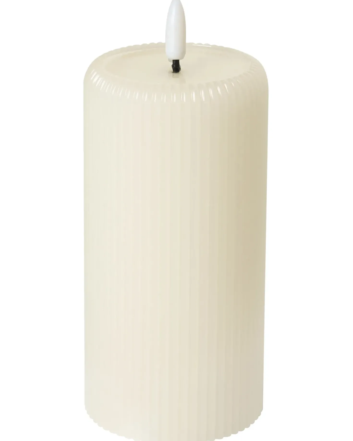 Set di 6 candele LED NOISETTE 10/16 cm Bianco sporco