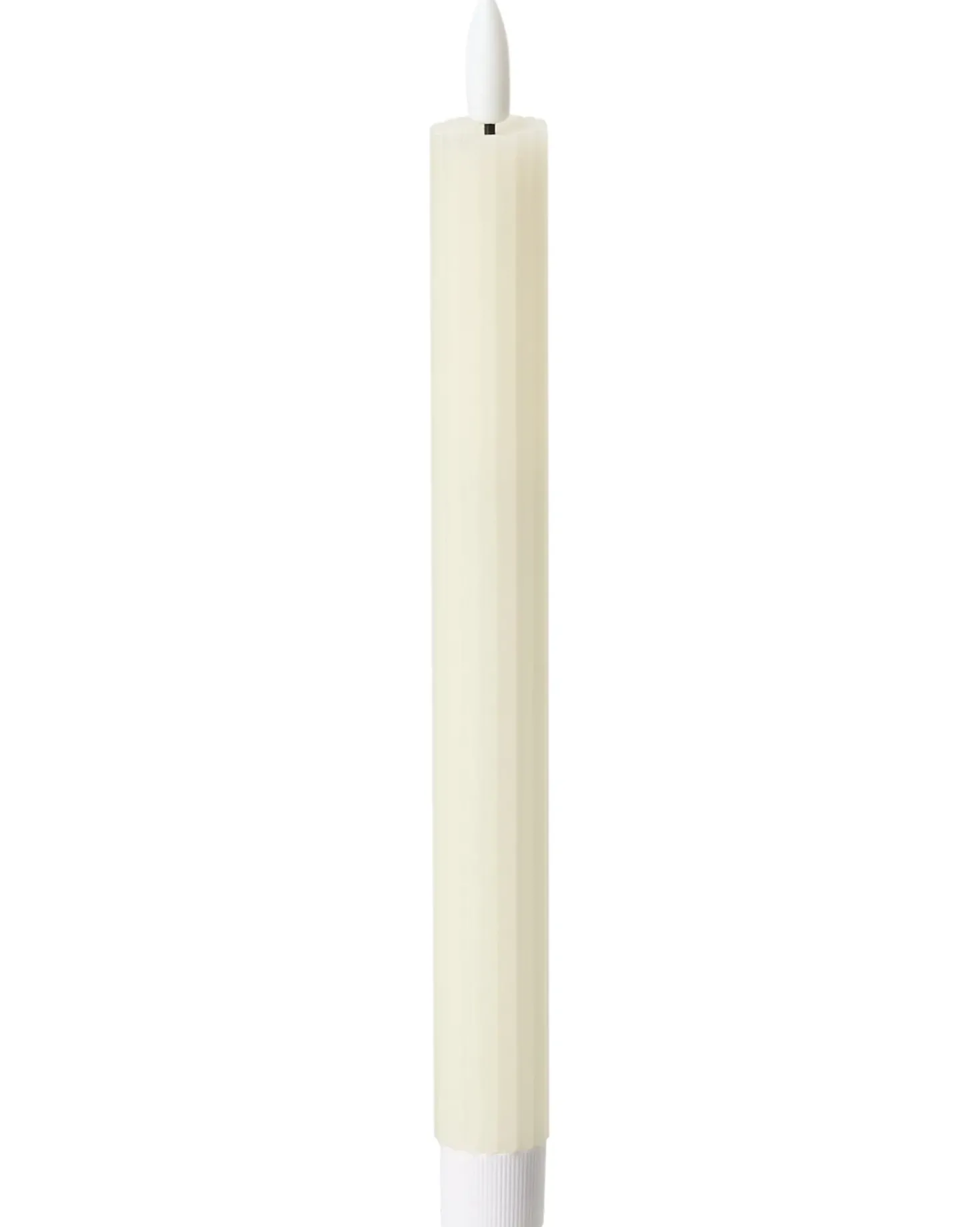 Set di 6 candele LED SAPHIR 24 cm Bianco sporco