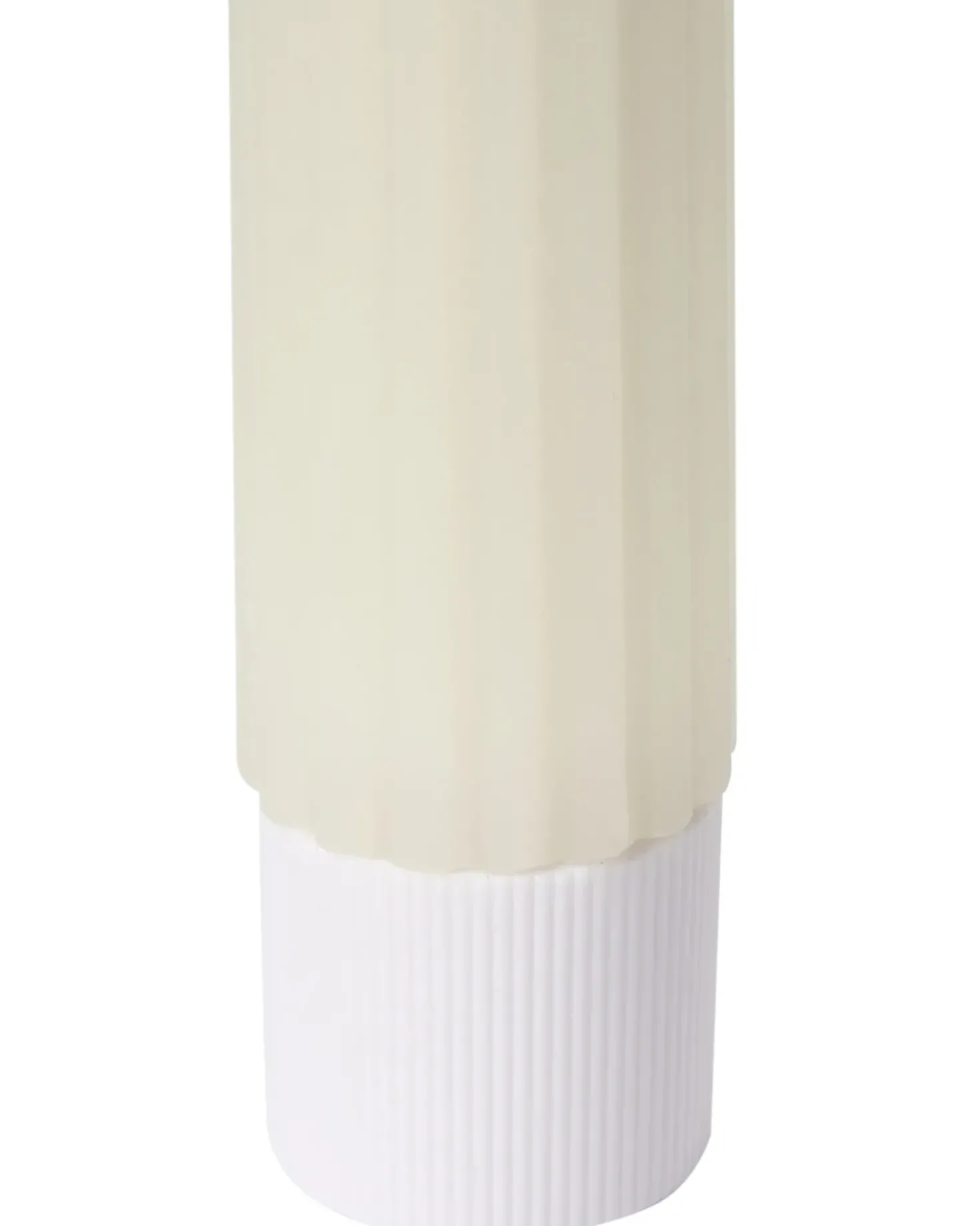 Set di 6 candele LED SAPHIR 24 cm Bianco sporco