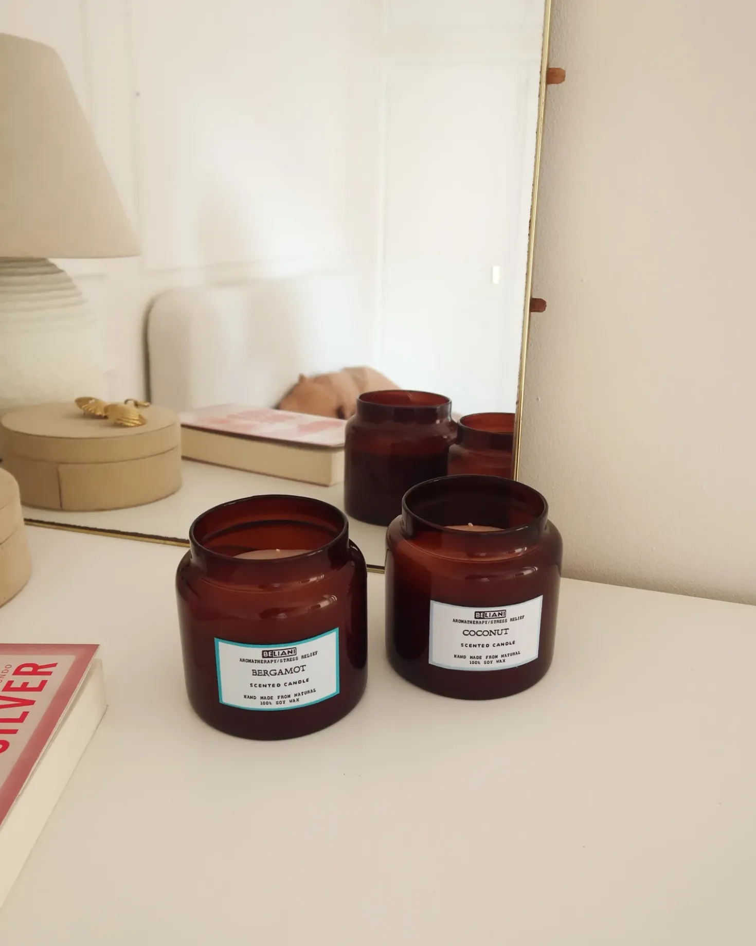 Set di 2 Candele Profumate ABSOLUTE ALCHEMY Cera di Soia Note fresche