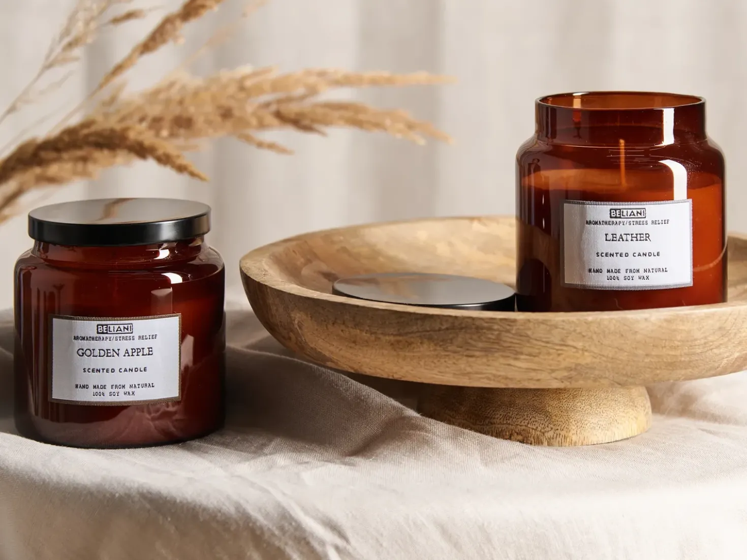 Set di 2 Candele Profumate ABSOLUTE ALCHEMY Cera di Soia Note fruttate Note fresche