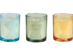 Set di 3 Candele Profumate SHEER JOY Cera di Soia Note fresche