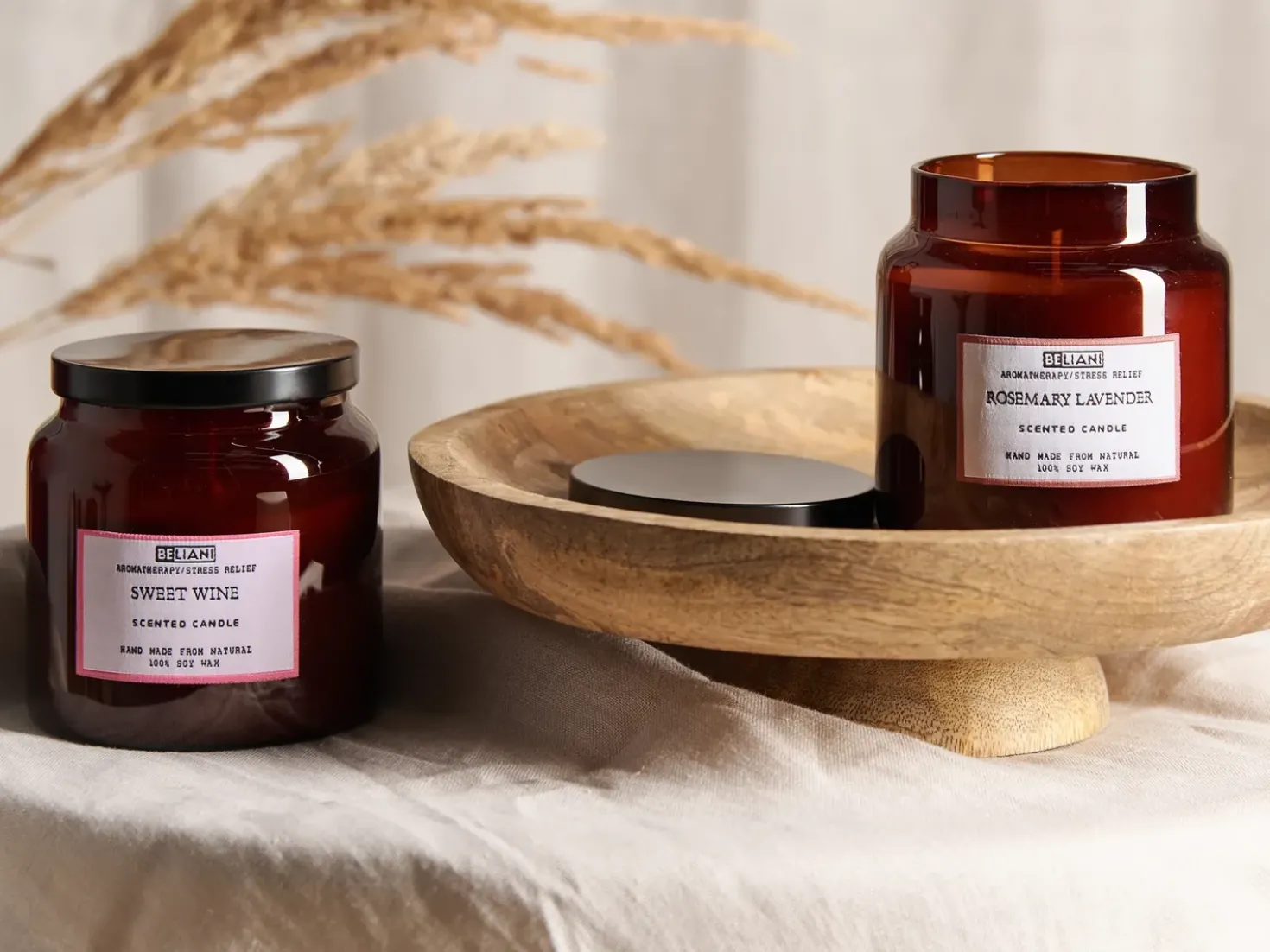 Set di 2 Candele Profumate ABSOLUTE ALCHEMY Cera di Soia Note fresche