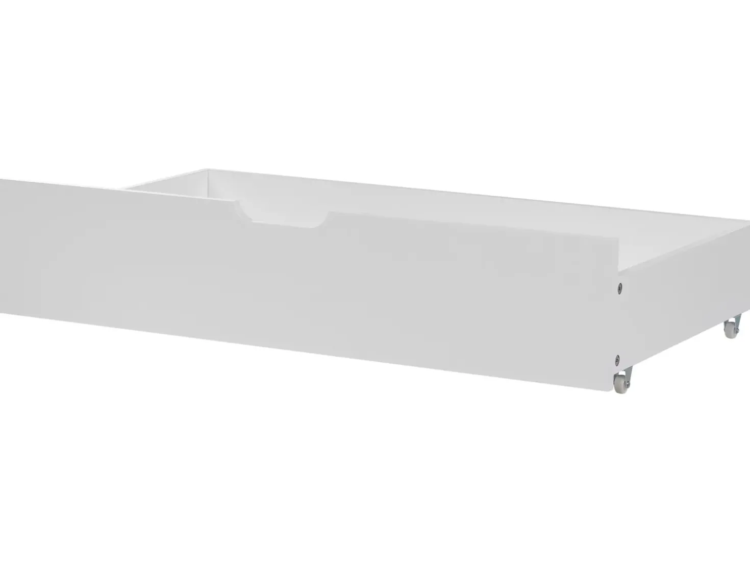 Set di 2 cassetti contenitori per letto Legno di pino RUMILLY Bianco