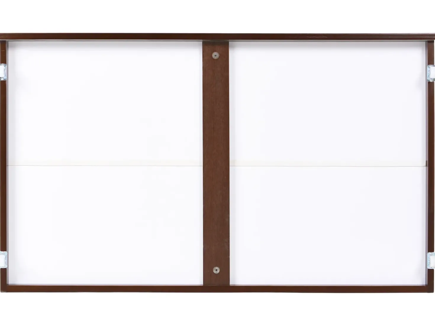 Set di 2 cassetti contenitori per letto Legno di pino RUMILLY Marrone scuro