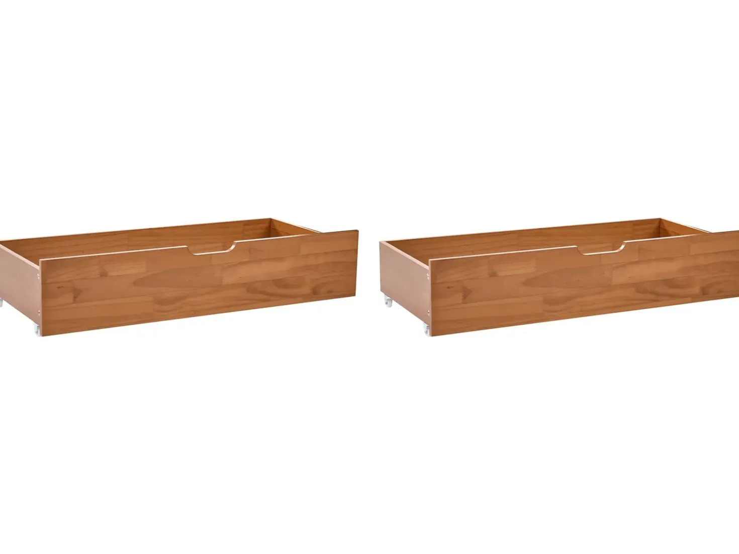 Set di 2 cassetti contenitori per letto EPANEY Marrone