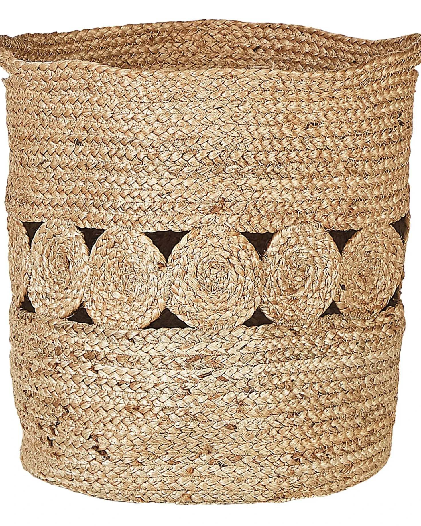 Set di 2 cestini ALANG Iuta Naturale