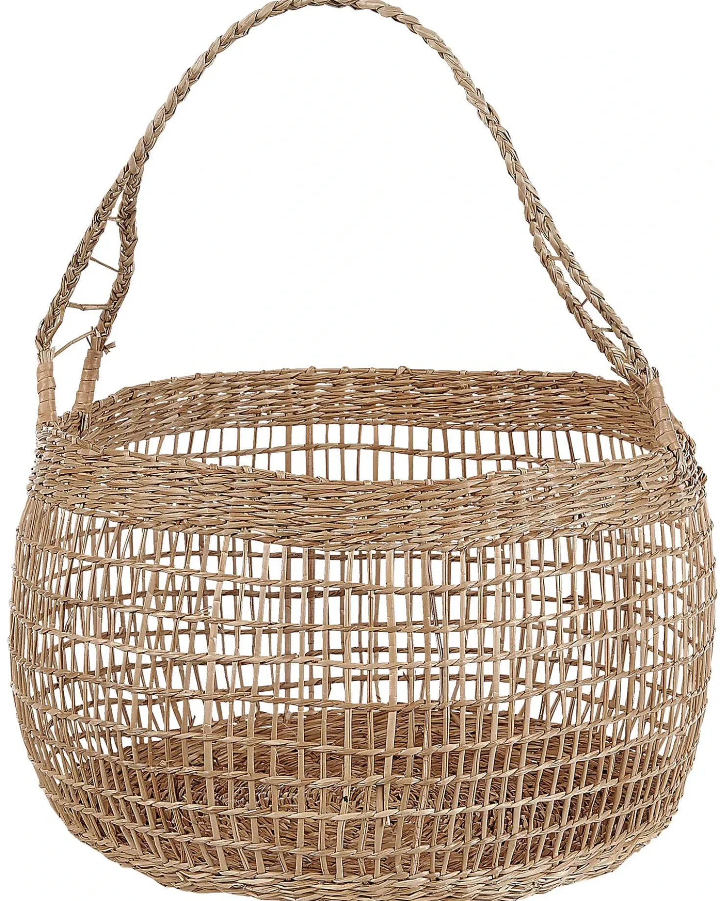 Set di 3 cestini ARAPAIMA Alghe marine Frassino naturale