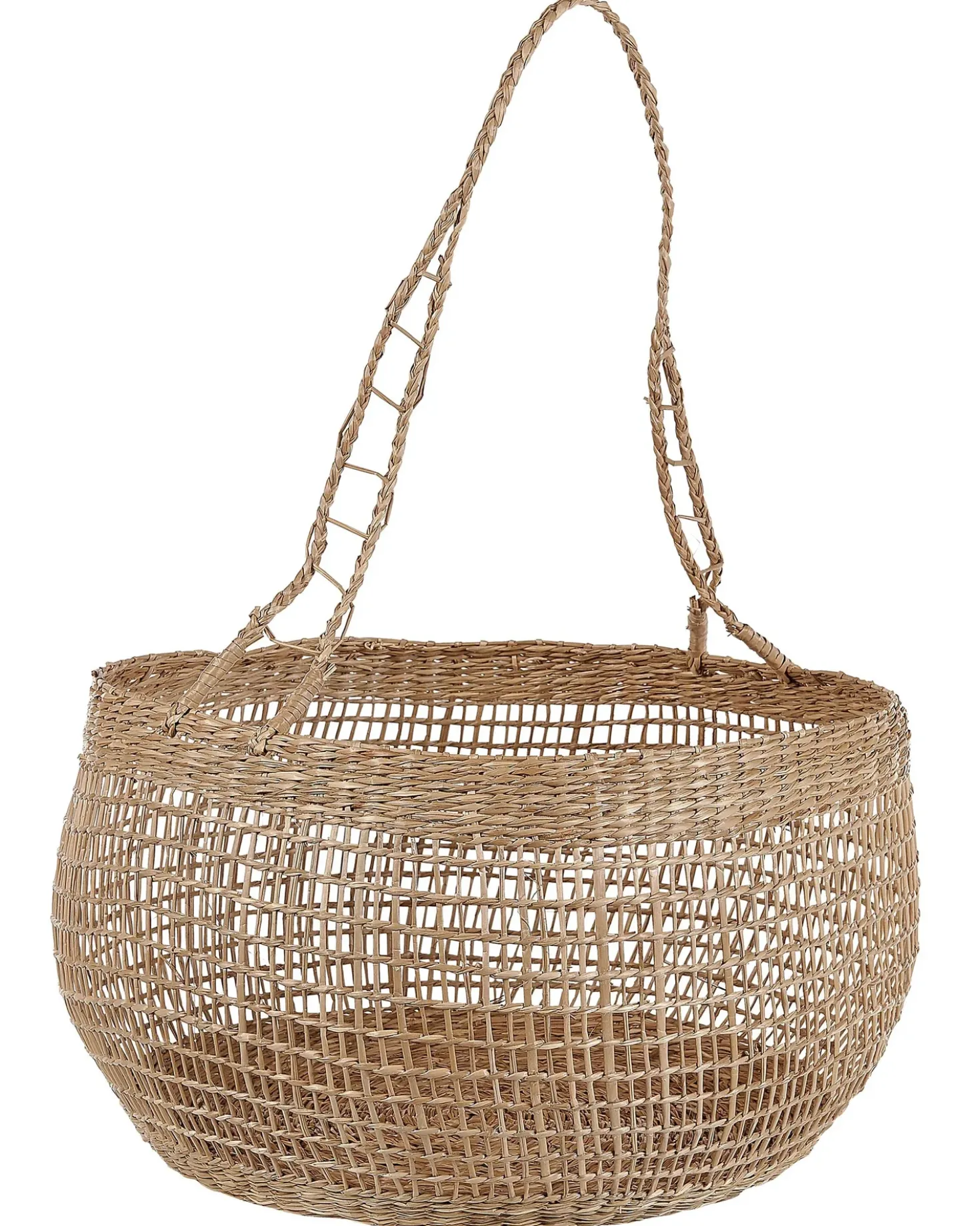 Set di 3 cestini ARAPAIMA Alghe marine Frassino naturale