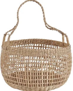 Set di 3 cestini ARAPAIMA Alghe marine Frassino naturale