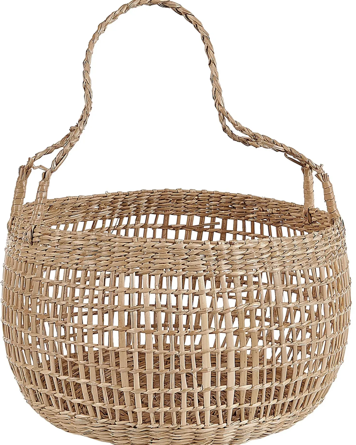Set di 3 cestini ARAPAIMA Alghe marine Frassino naturale