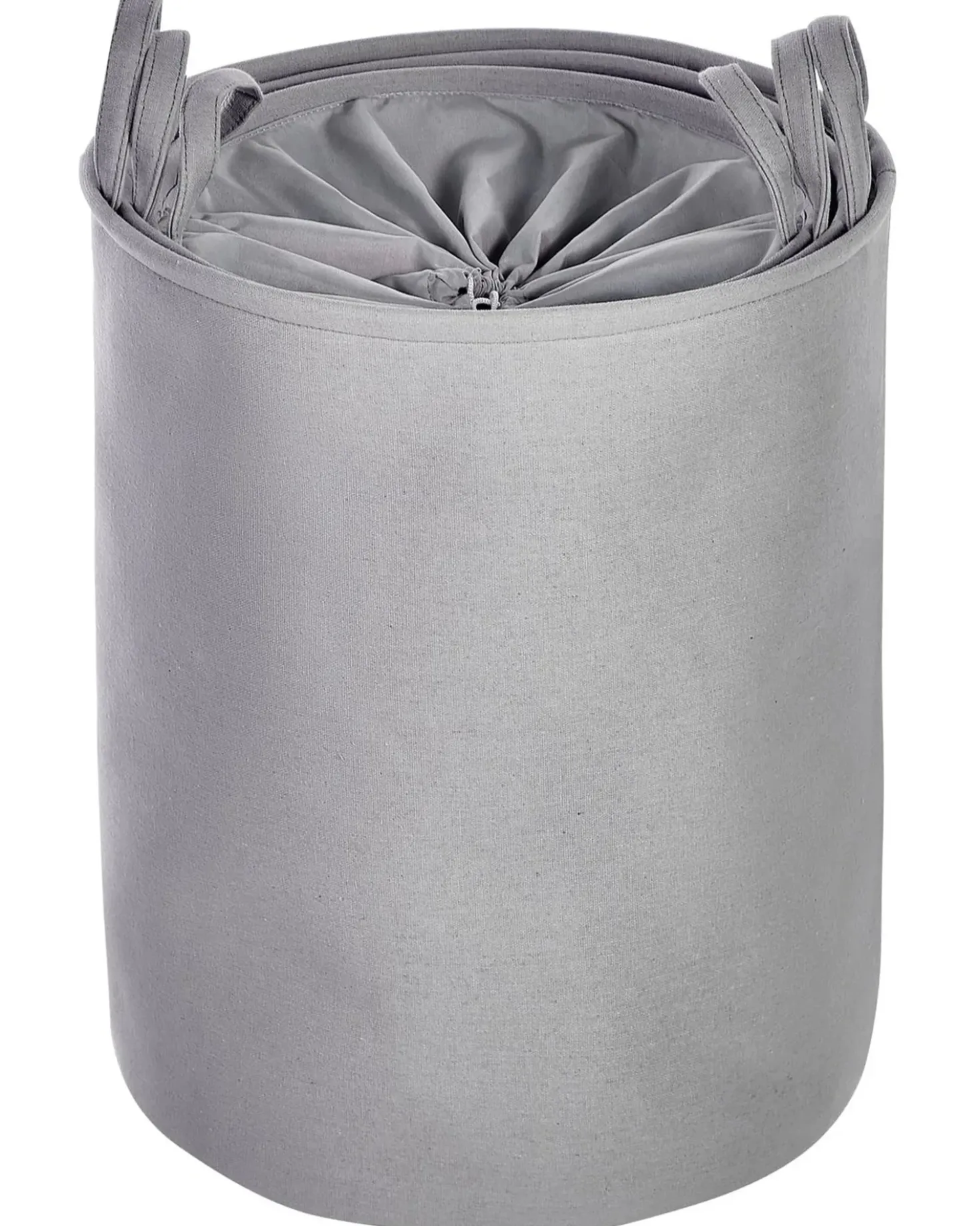 Set di 3 cestini ARCHA Cotone Grigio