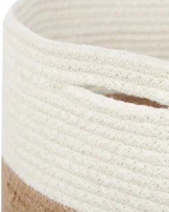 Set di 2 cestini ARDESEN Cotone Naturale