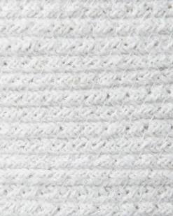 Set di 3 cestini BASIMA Cotone Bianco