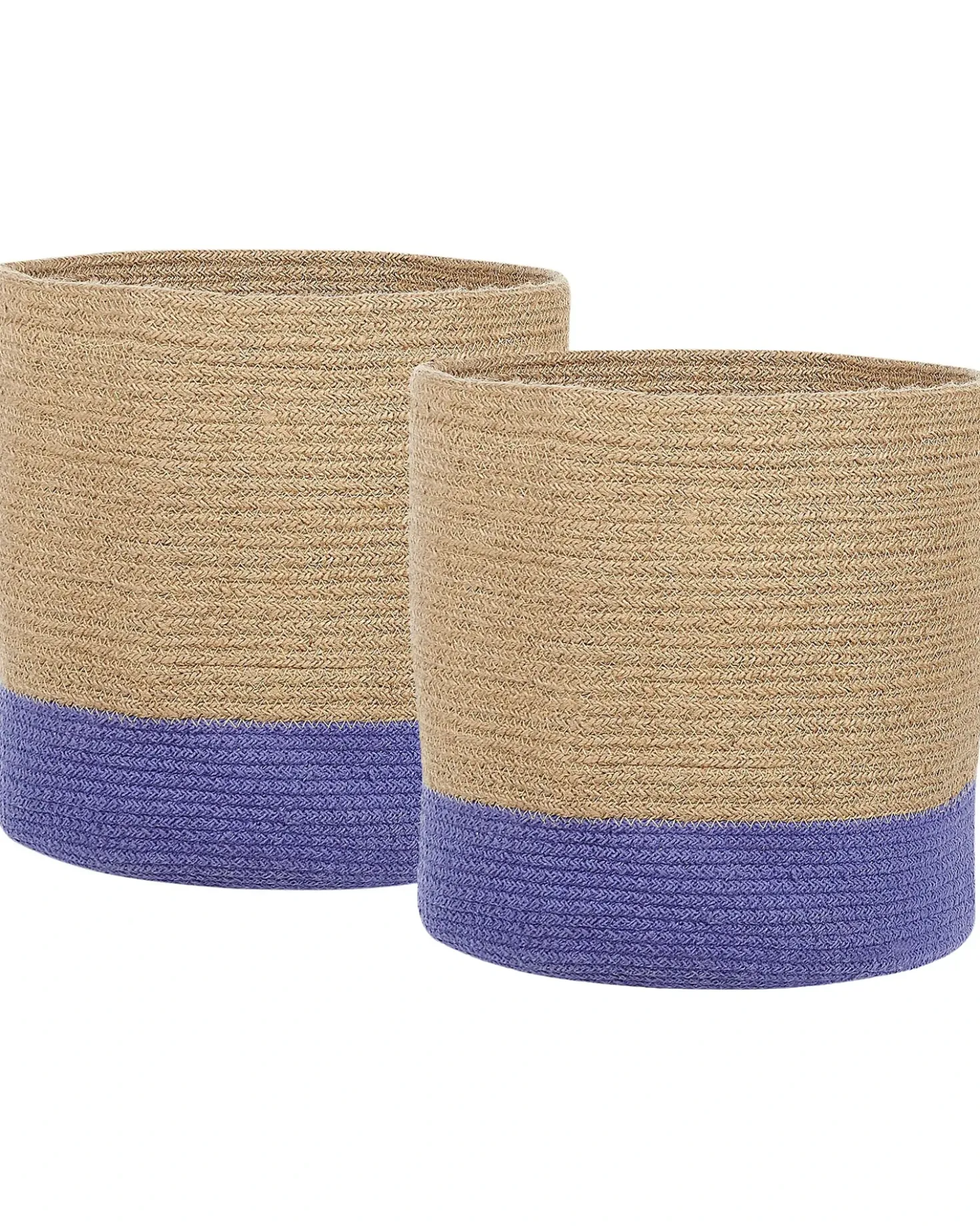 Set di 2 cestini BULANIK Iuta Viola