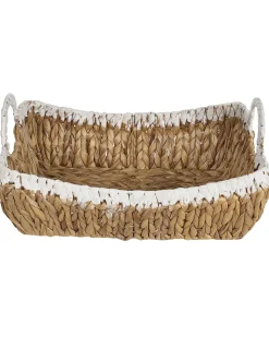 Set di 3 cestini CAMPHA Vimini Naturale