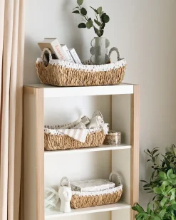 Set di 3 cestini CAMPHA Vimini Naturale