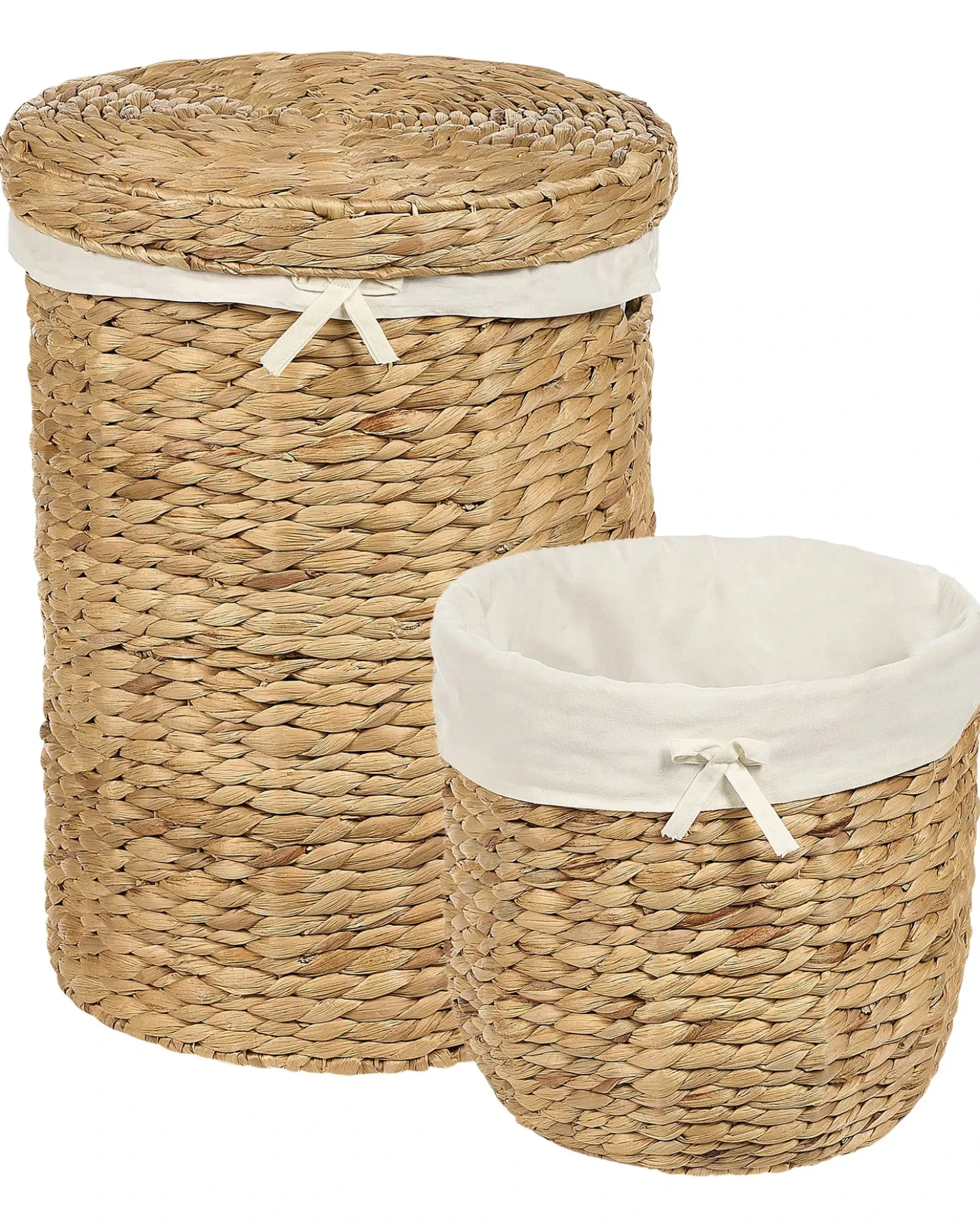 Set di 2 cestini DANANG Vimini Naturale 31/61 L