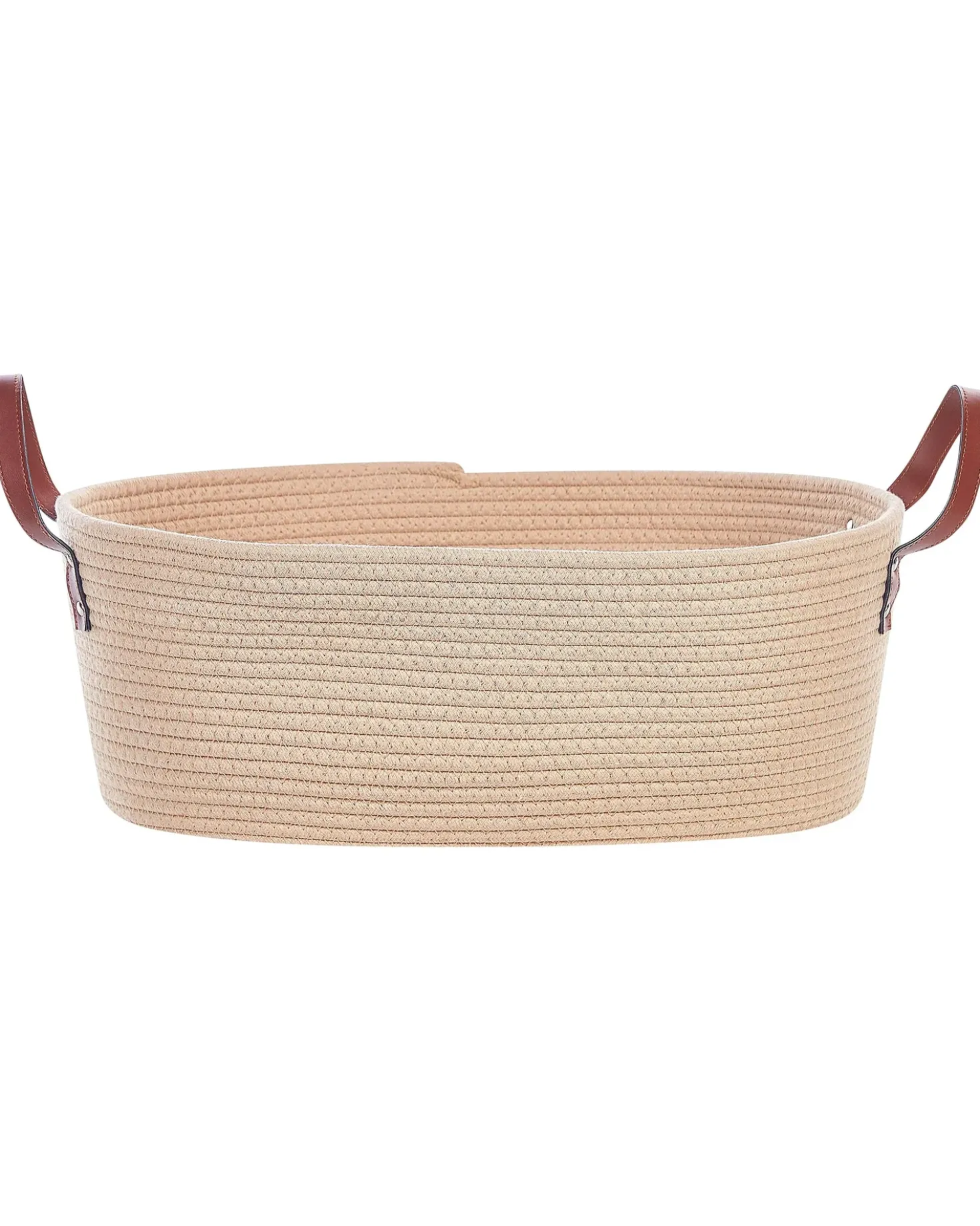 Set di 2 cestini GISSAR Cotone Beige chiaro