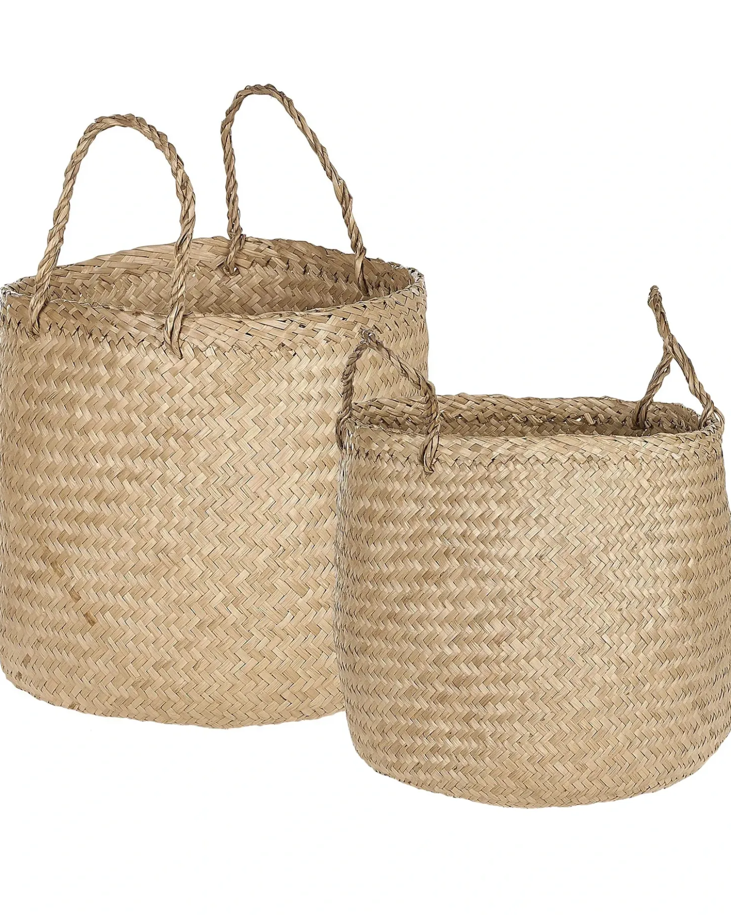 Set di 2 cestini HALONG Alghe marine Naturale