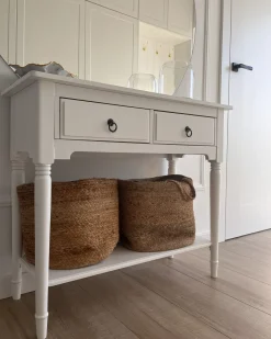Set di 2 cestini KAELLA Iuta Beige sabbia