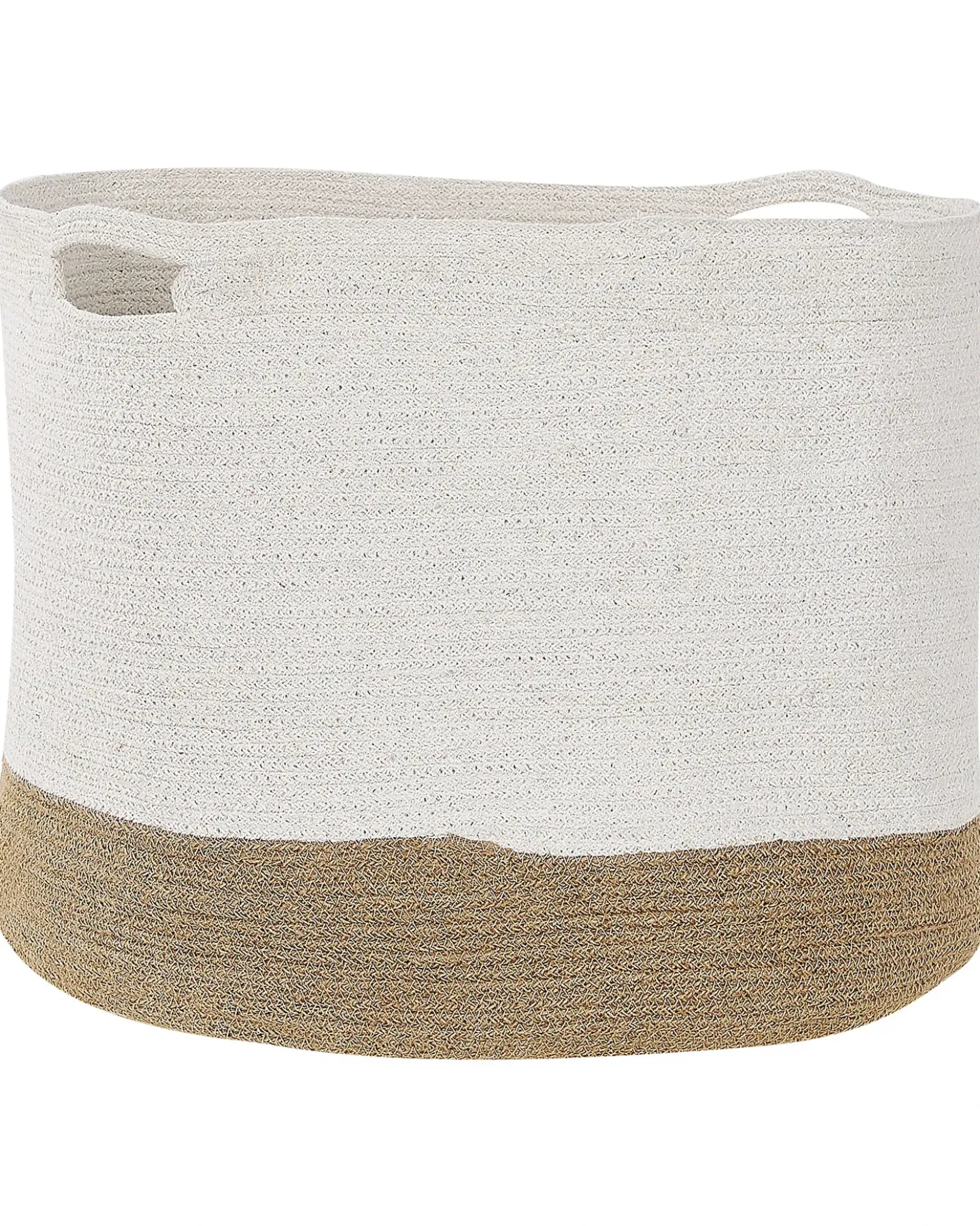 Set di 2 cestini KAHAN Cotone Bianco