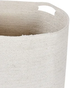 Set di 2 cestini KAHAN Cotone Bianco