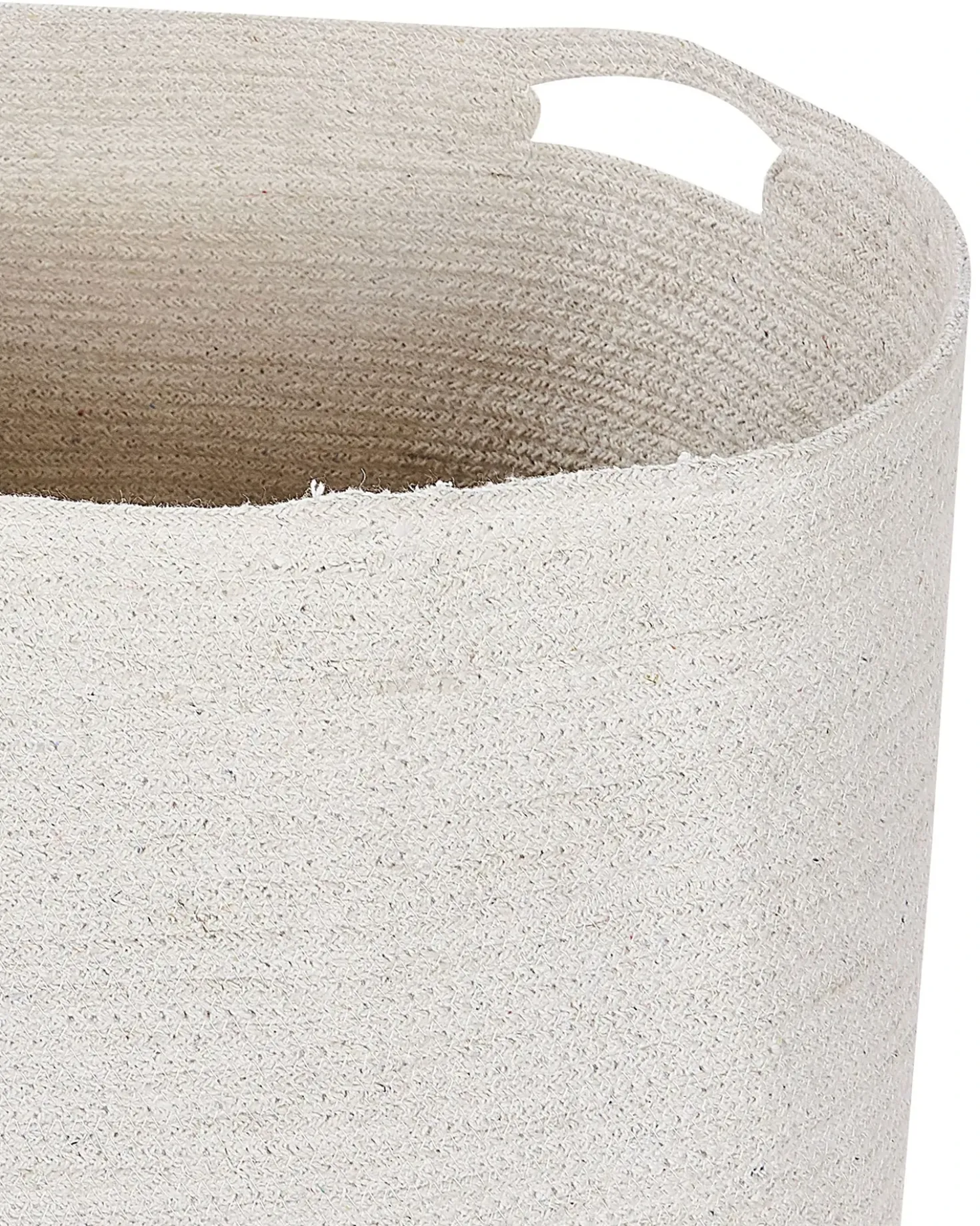 Set di 2 cestini KAHAN Cotone Bianco