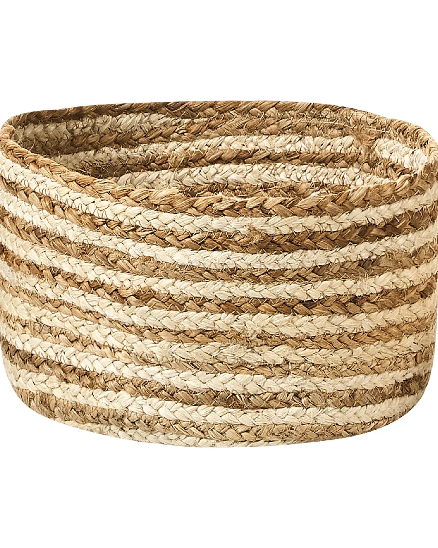 Set di 3 cestini KAHU Iuta Naturale